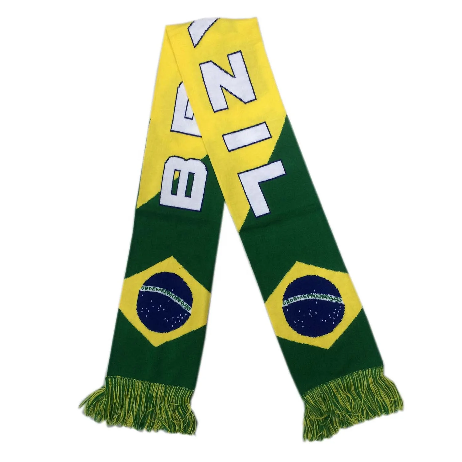 RPET Brazil jacquard scarf