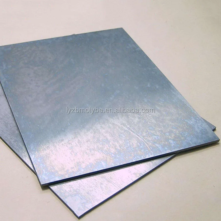 2018 high quality 99.95% pure Molybdenum plate Molybdenum price per kg