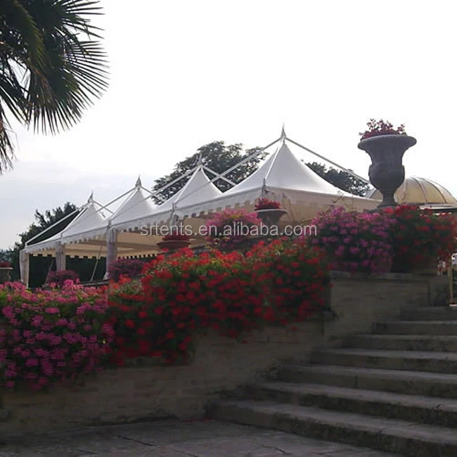
Luxury aluminum marquee high peak white waterproof gazebo garden wedding pagoda canopy style tent for multi-purpose 