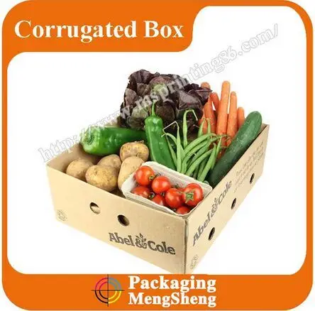 wholesale corrugated cardboard vegetable/fruit box vegetable/fruit packing box
