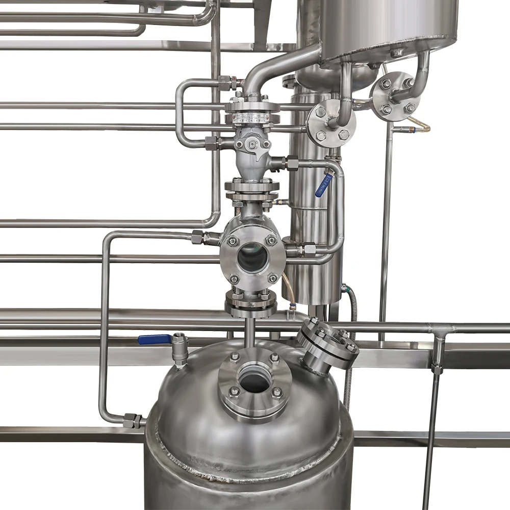 West Tune WTMD 0.5m2 Single Stage All Stainless Steel Wiped Film Short Path Molecular Distillation Machine with good price