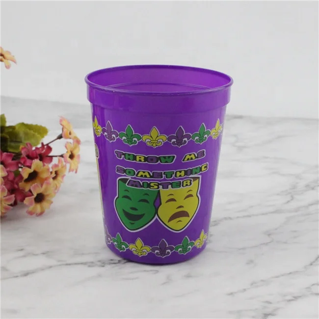 12 OZ Bright Green STADIUM CUP Squat