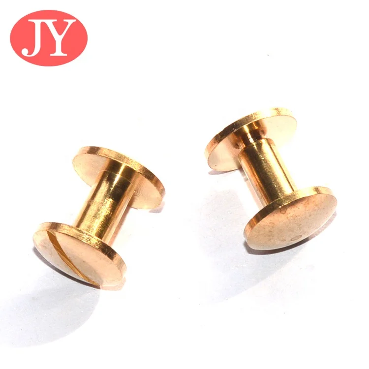 10*6 мм 100% Твердая латунь заклепка медная заклепка для мужского ремня