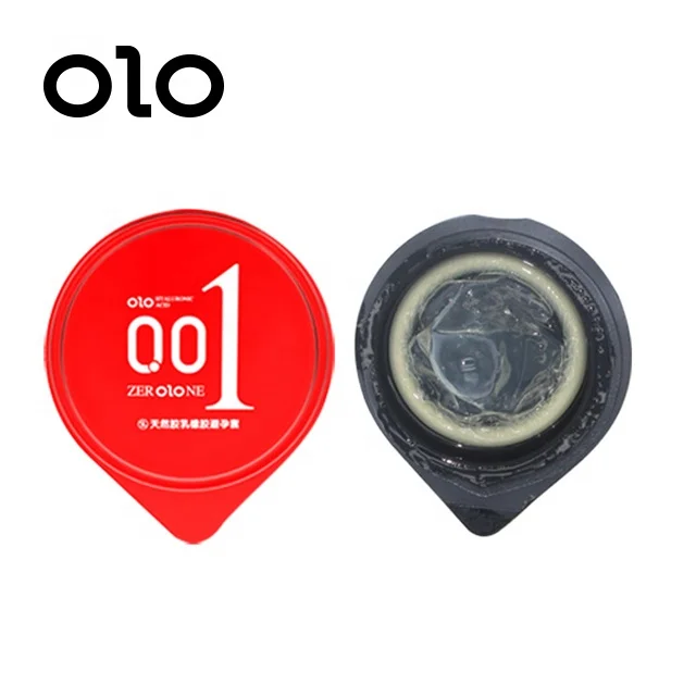 OLO Japan xxx Super Sensitive Magic Condom Thermal Sensation Rubber 001 Sex Toy Condom for Men 3pcs/box