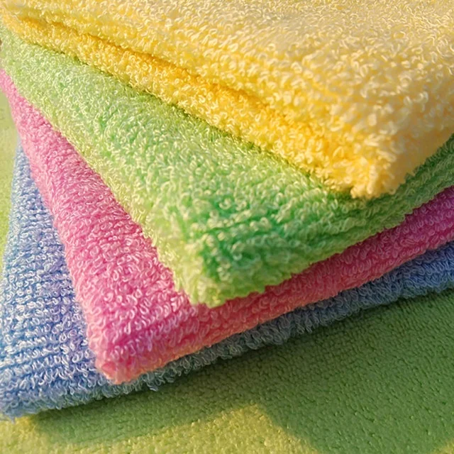 
4pack wholesale cheap premium soft 100% bamboo fiber super absorbent kitchen glass dish hand towels set stock pakistan 