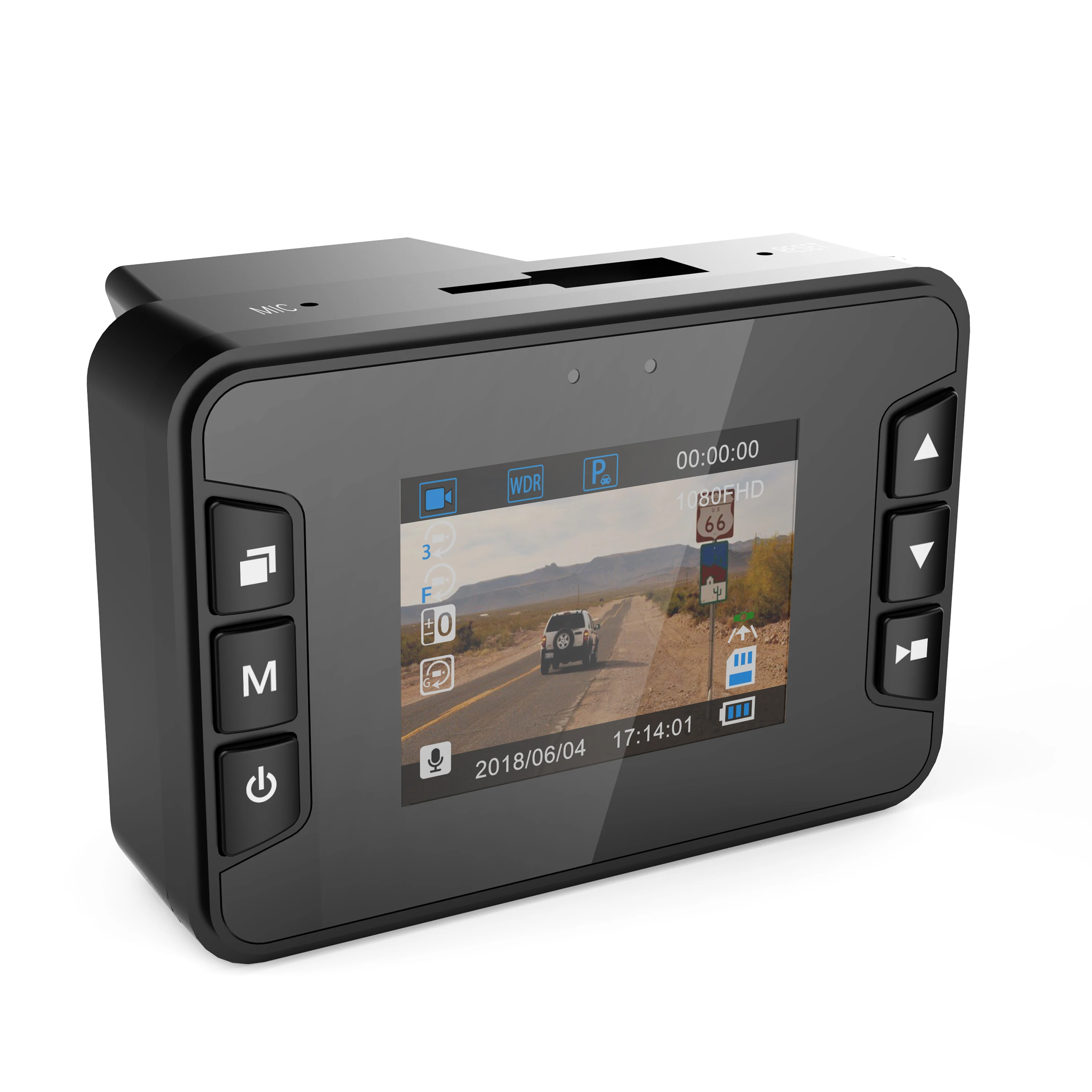 Night Vision 1080p Fhd 1.5inch Magnetic Wifi Dash Camera Car Dvr