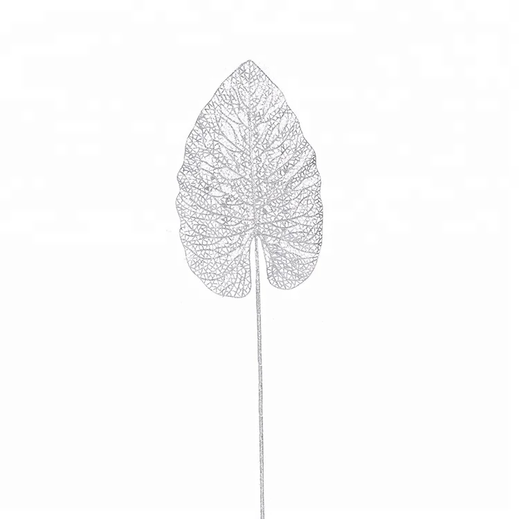 Hot Sale 68cm High Christmas Tree Ornament Plastic Christmas Glitter Leaf for Christmas decoration