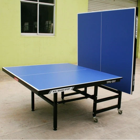 
2020 BUY 1%-3%OFF! Factory wholesale durable double folded folding tables indoor pingpong table tennis tables with wheels china 