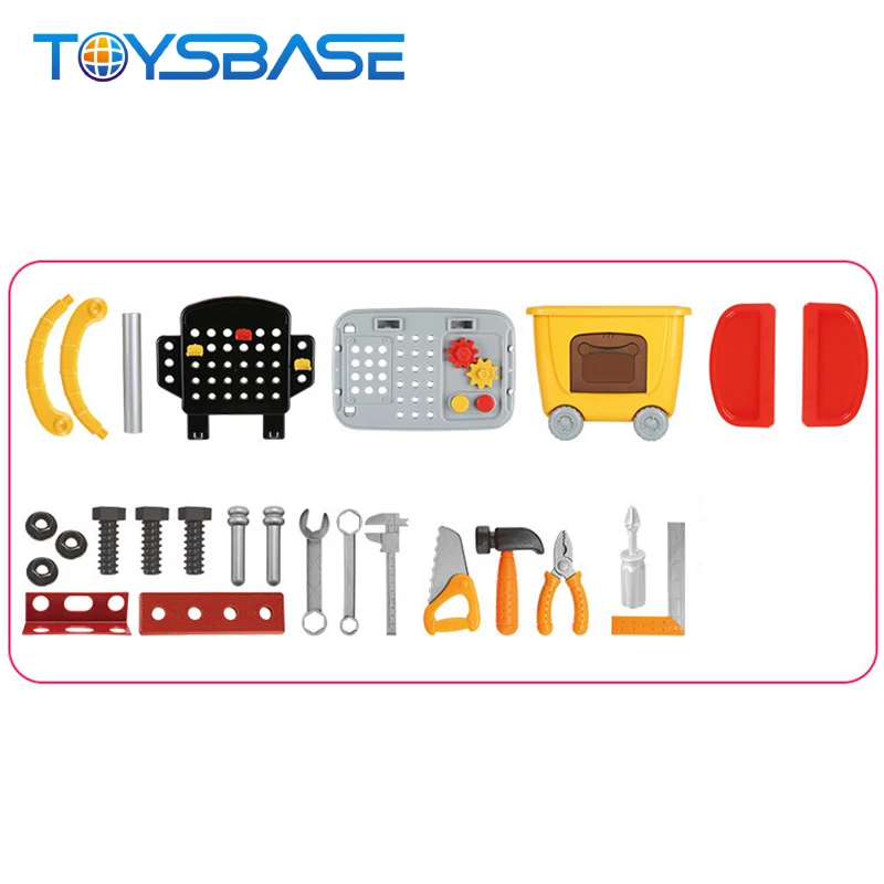 Wholesale Plastic Multifunctional Trolley Toy Durable Kids Tool Set Toys