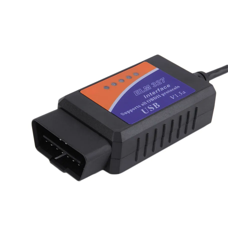 ELM327 USB OBD2 Auto car Diagnostic Tool ELM 327 V1.5 USB Interface OBDII CAN-BUS Scanner hot selling