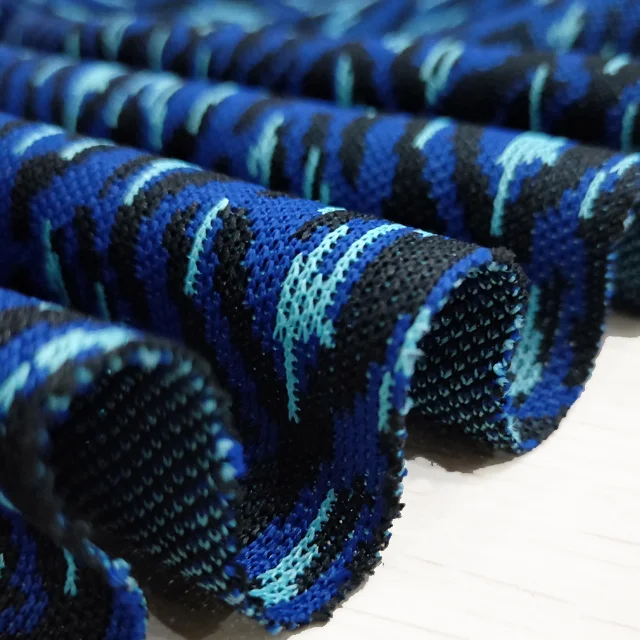 
polyester jacquard fabric with 100 polyester for sport shoes and mattress 