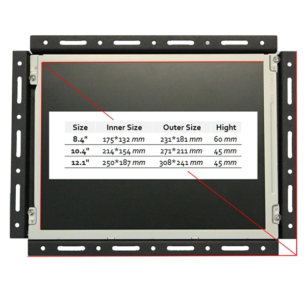 12.1 inch TFT LCD Monitor to replace CNC old CRT monitor for Mazak