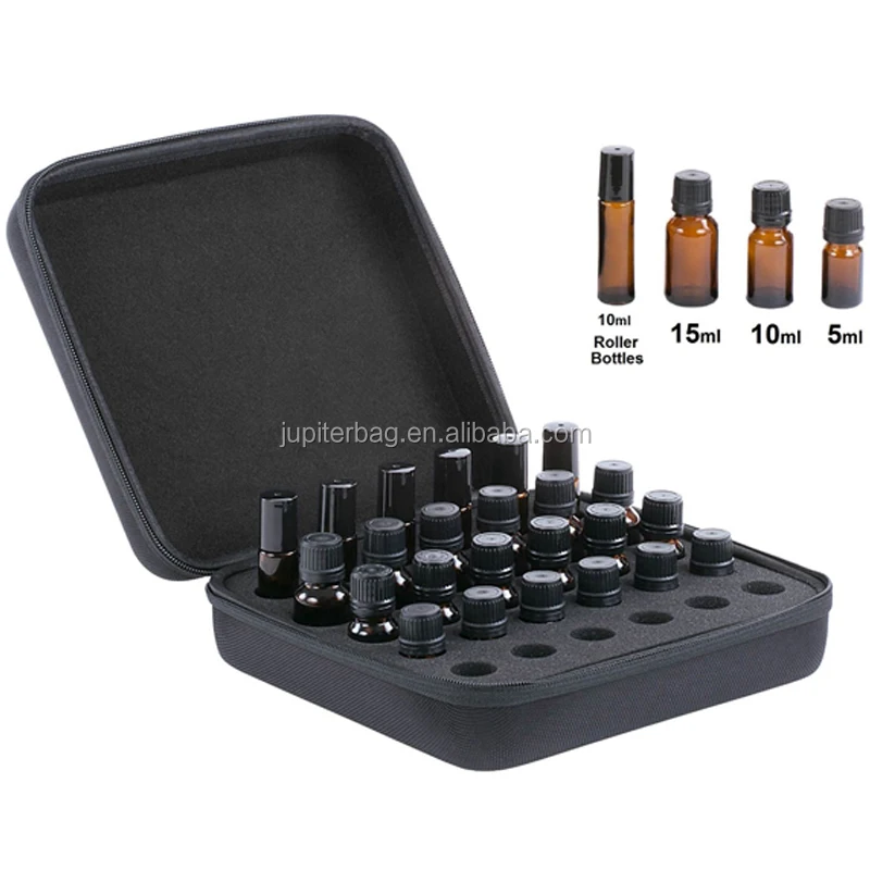 eva essential oil tool case organizer with foam insert for 30bottles