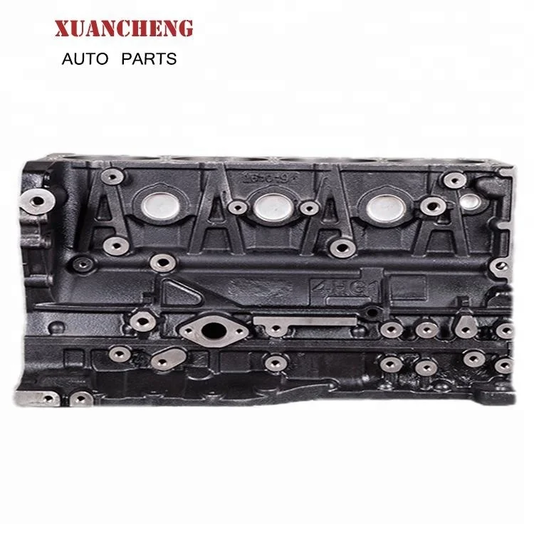 Milexuan Auto Parts 4HG1 Tractor Engine Short Cylinder Block For Isuzu 4Hg1 Engine