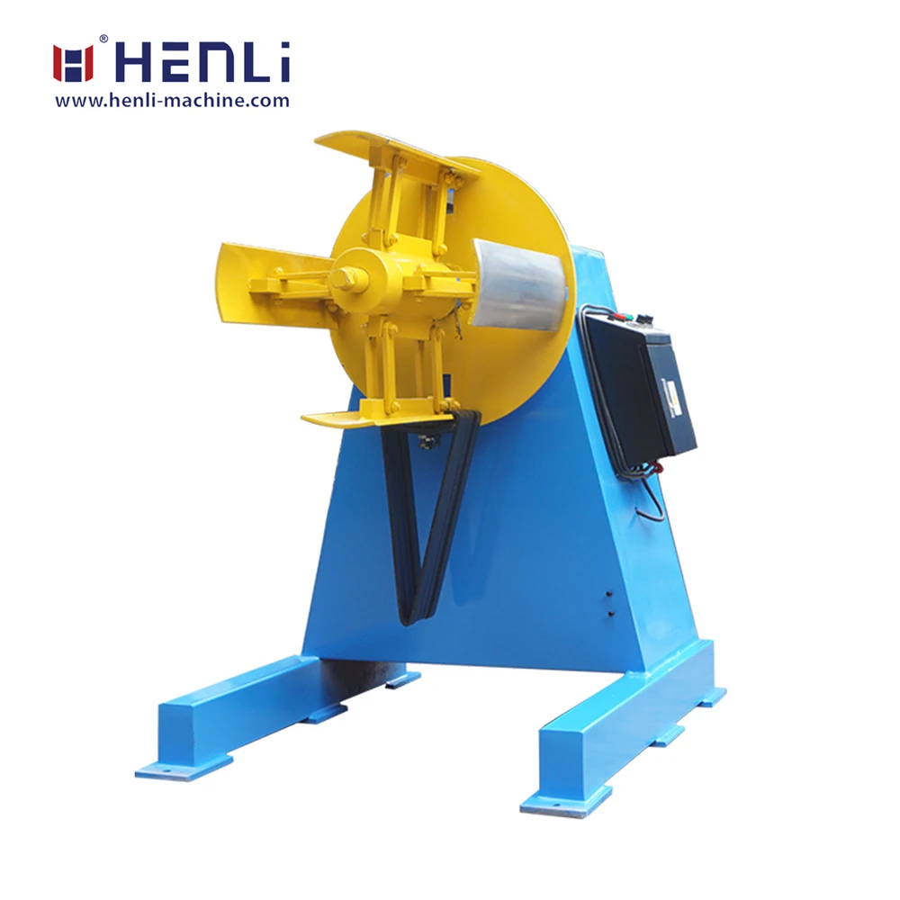 
HENLI Machinery | expanding mandrel uncoiler hydraulic sheet use machine 