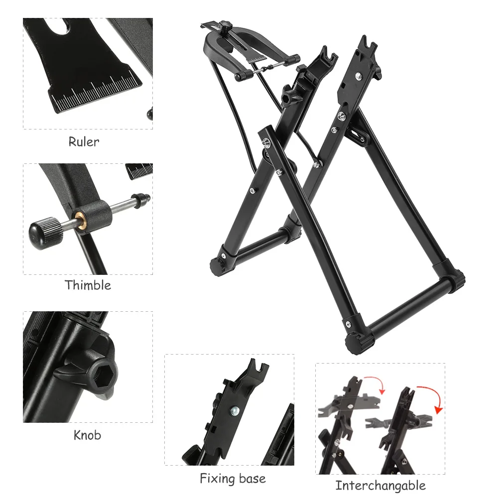 Bike Wheel Truing Stand Bicycle Wheel Maintenance Home Mechanic Truing Stand for 24 26 28 Mountain Bike