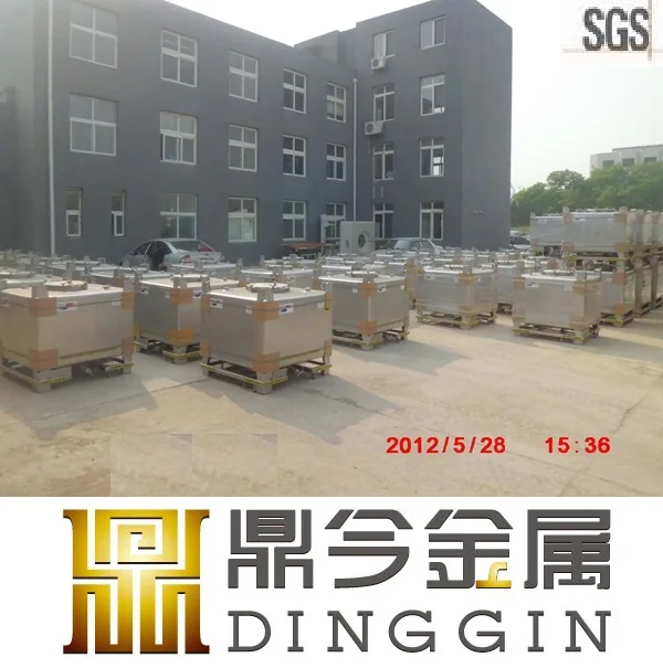 Cleaning supplies enterprise custom stainless steel ibc container 1000L