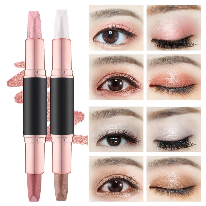 Private Label waterproof eye shadow makeup kit Shiny Pigment eyeshadow pen