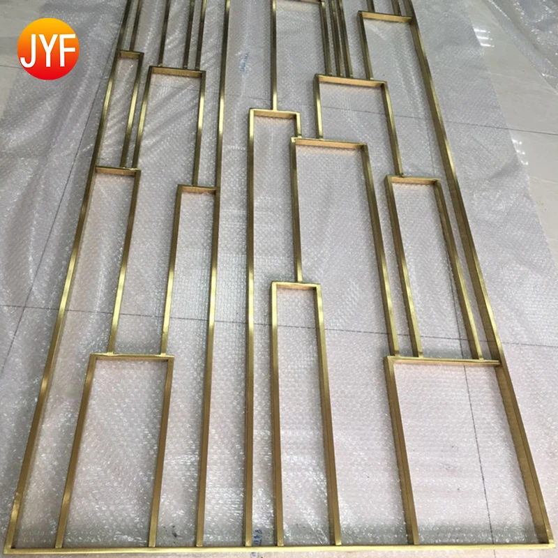 ZZ3020 AISI SUS ASTM Metal Wall Partition Color Decorative Stainless Steel Partition Screen