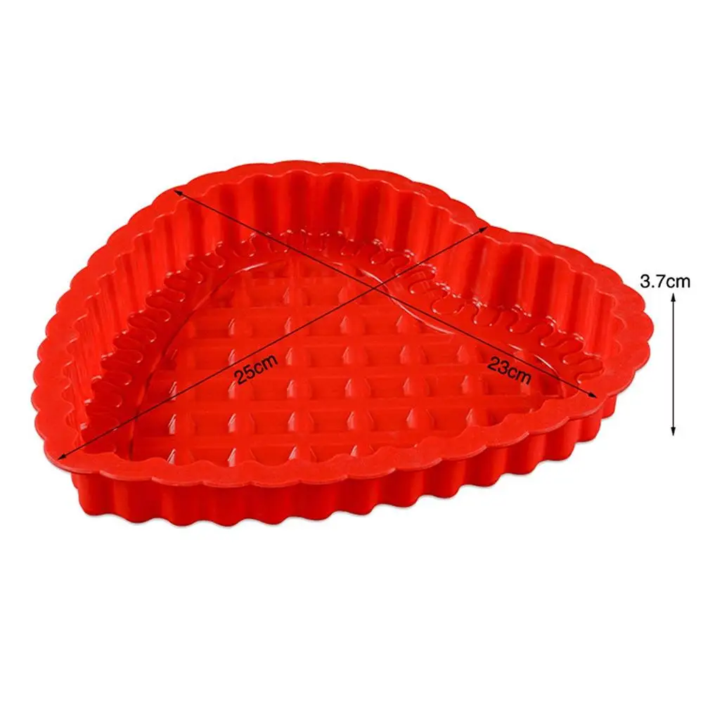 
Top Selling Romantic Love Heart Cake Mold Silicone Baking Molds Party Cake Bakeware 