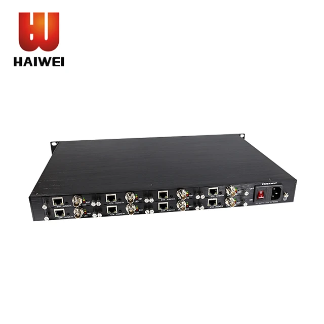 Haiwei  hd sdi  8 port SDI h.264 iptv encoder sdi to ip  iptv encoder transcoder