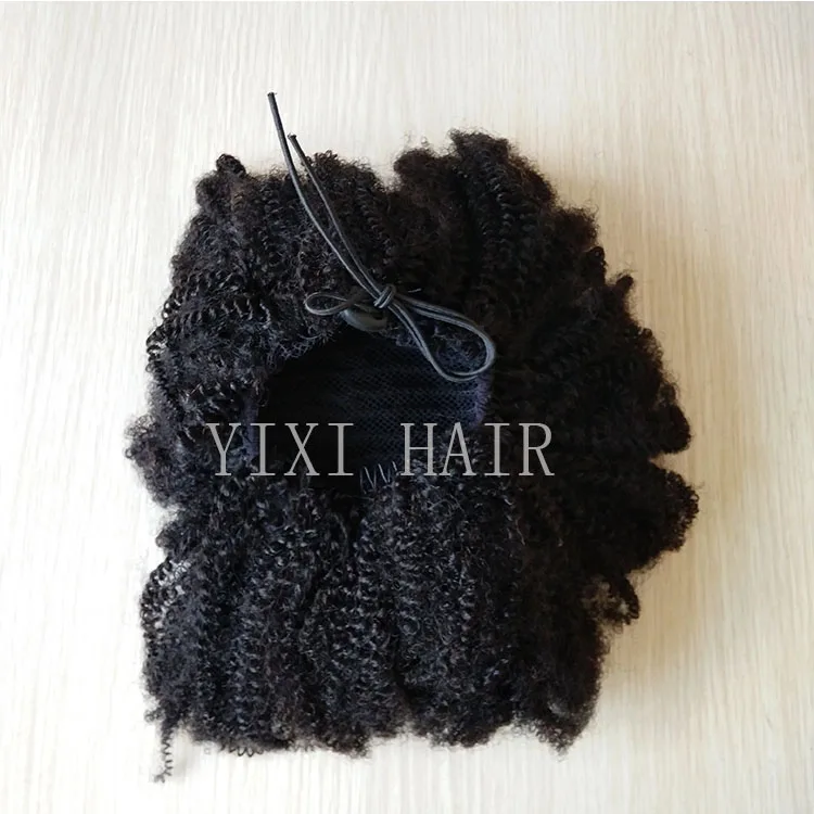 
Drawstring Ponytail Afro Tight Kinky Curly Closure 