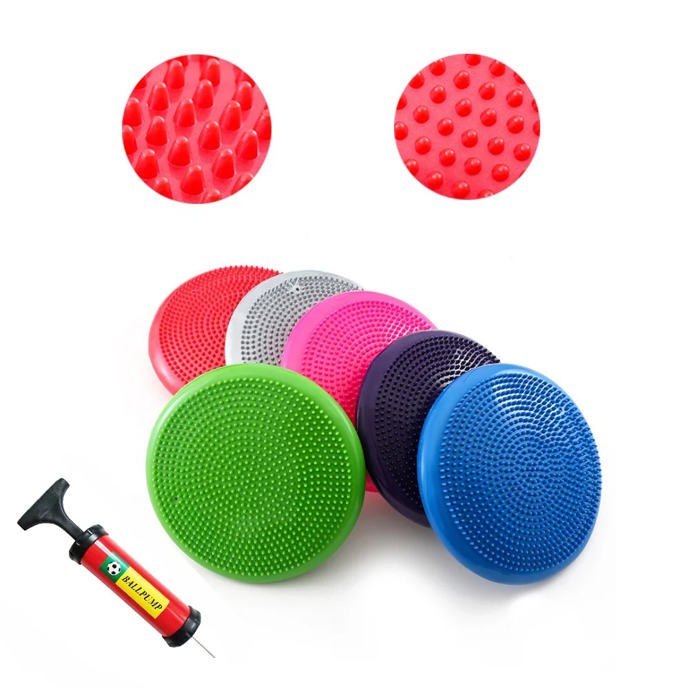 Inflatable Stability Balance Disc Wobble Air Cushion Pad Knee Ankle Yoga Board Fitness