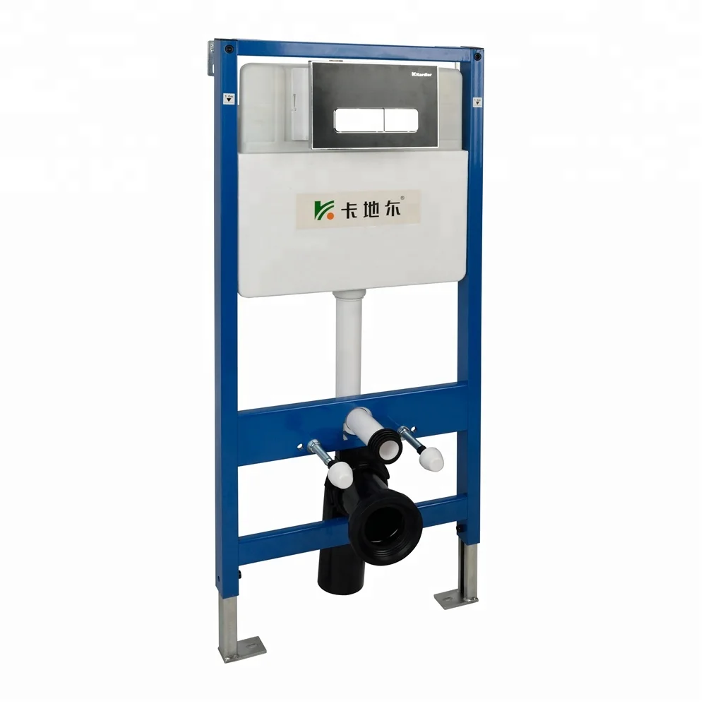 Manual operation slim  concealed cistern for wall hung toilet