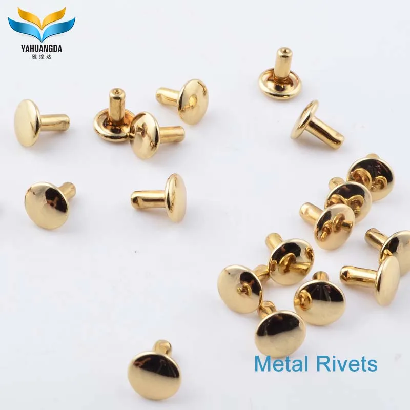 custom metal decorative handbag button rivets