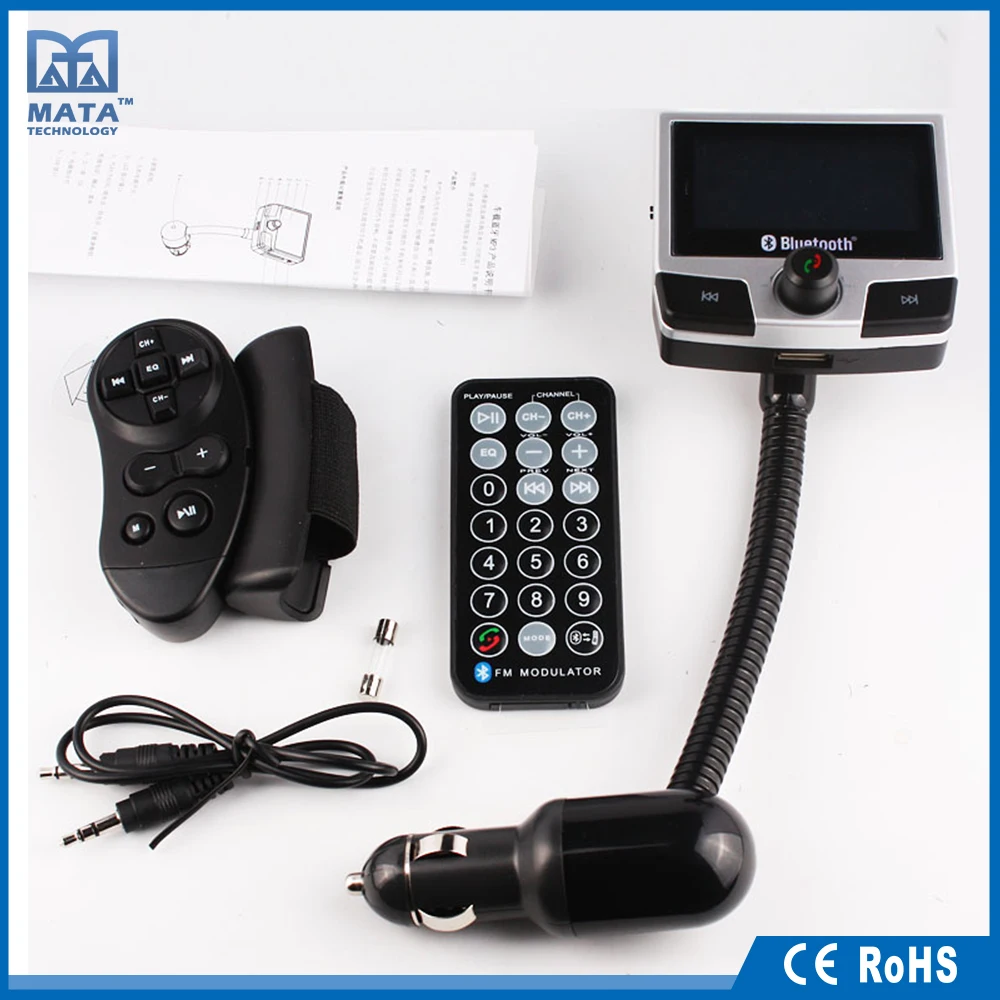 Автомобиль прикуривателя USB 1.2 Bluetooth Автомобильный MP3 Плеер с FM tranmitter