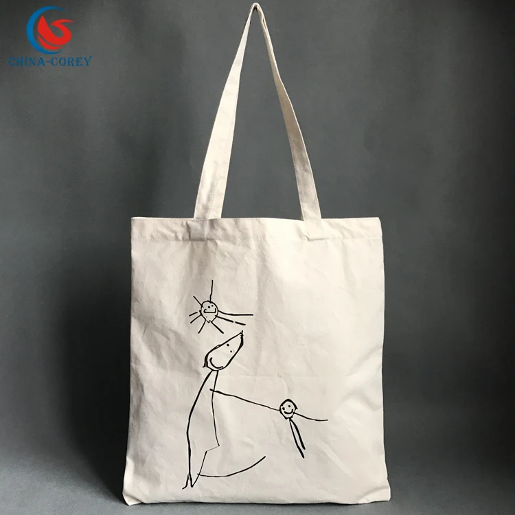 
reusable shopping plain cotton tote bags wholesale 