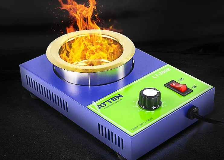 Оловянный паяльник без свинца ATTEN LT350B/LT380B, экологически чистый паяльник