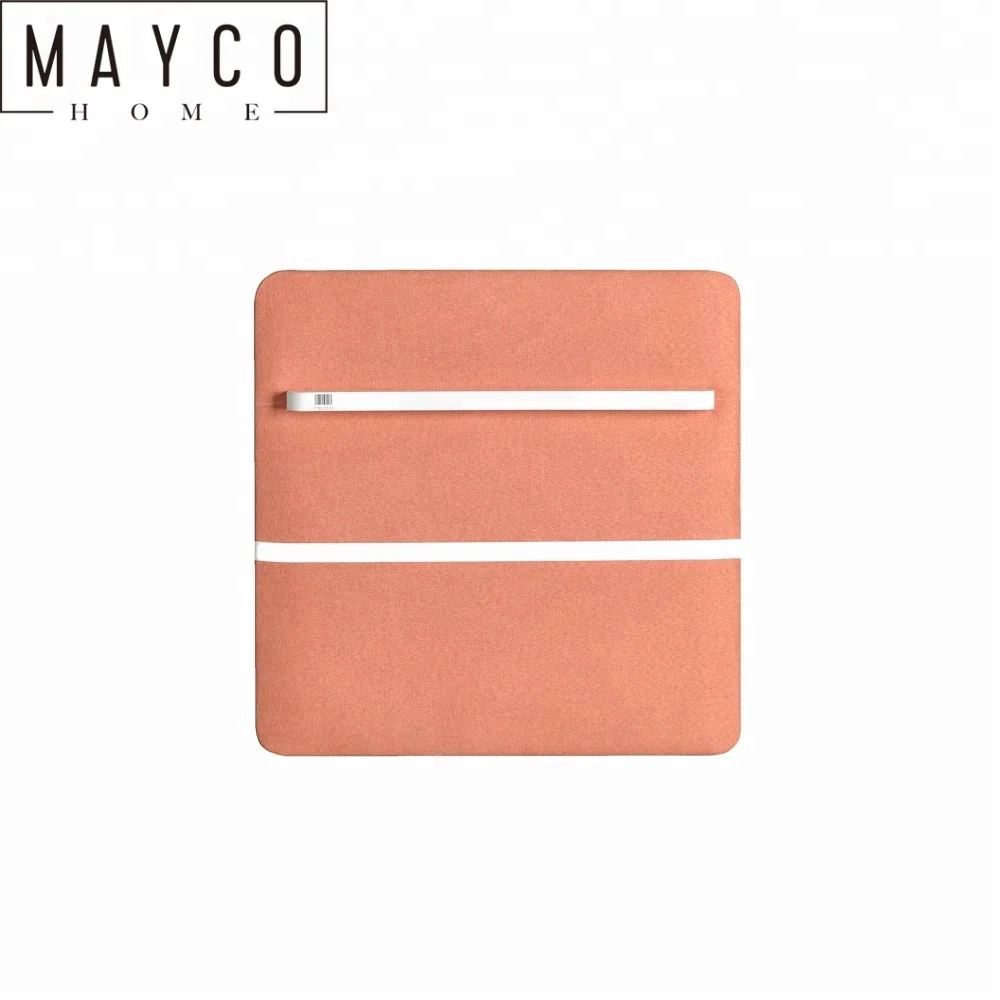 
Mayco Office Organization Decorative Pink Rose Color Fabric Rectangular Memo Photo Frame Bulletin Board 