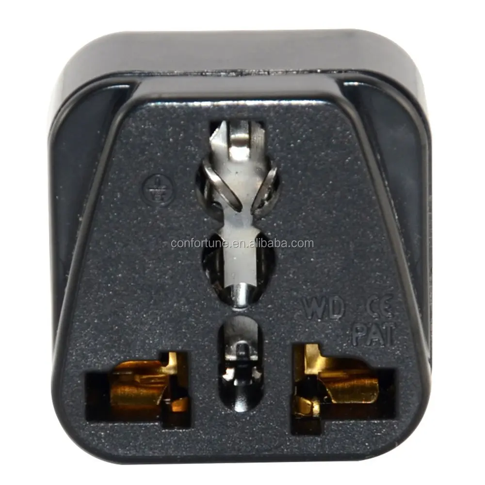 Hot Double sockets 1to 2 travel adaptor EU UK US SWISS TO south africa plug universal electric travel adapter