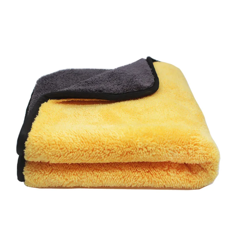 1000gsm Drying Towel Large Coral Fleece Microfiber Cleaning Towels for Car Wash