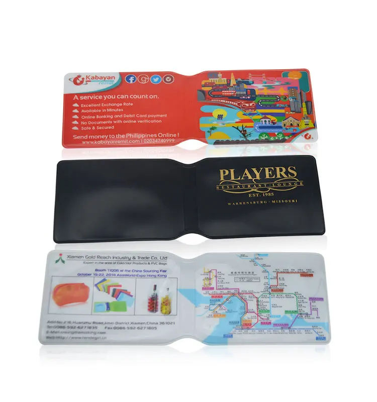 Cheap Price  Plastic PVC Travel Ticket Wallets Cover Vinyl Bus Card Holders,Plastic ID/ ATM/ Key/ Bus/ Credit Card Holder