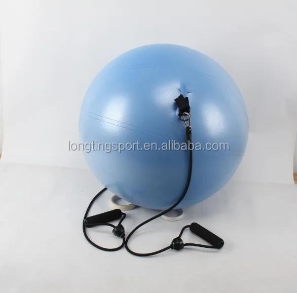 Популярный противоударный мяч для упражнений на заказ с веревкой, набор мячей для йоги и спортзала