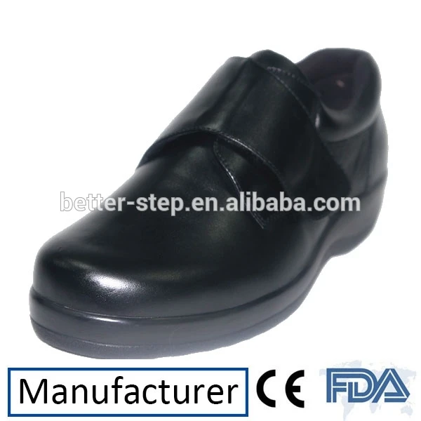 удобными кожаными диабетическая обувь для муёчин