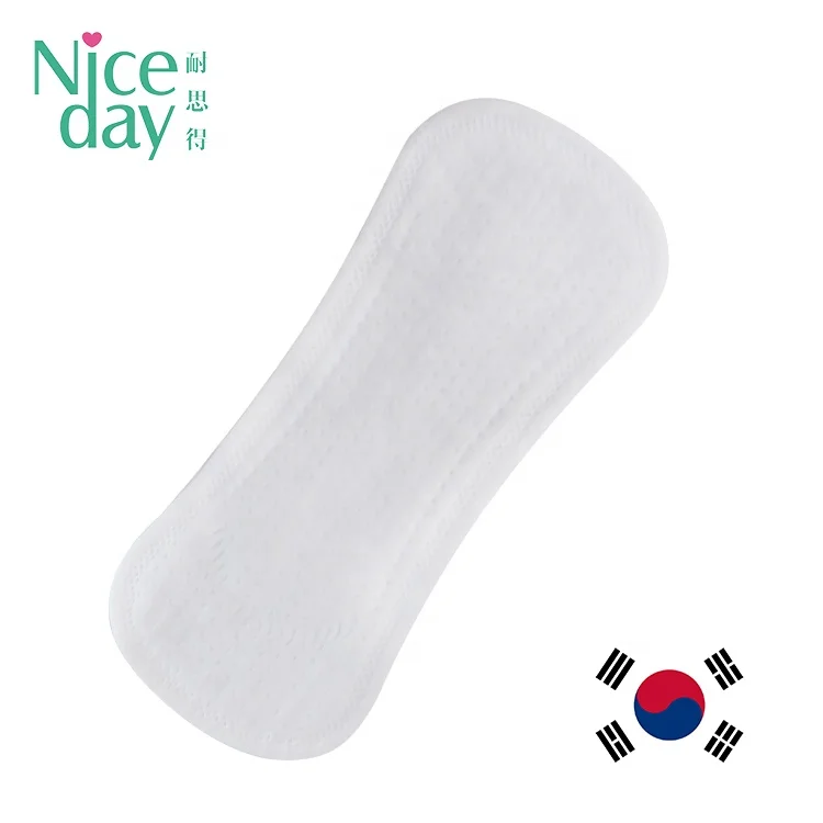 180mm organic cotton pantyliner pure cotton panty liners