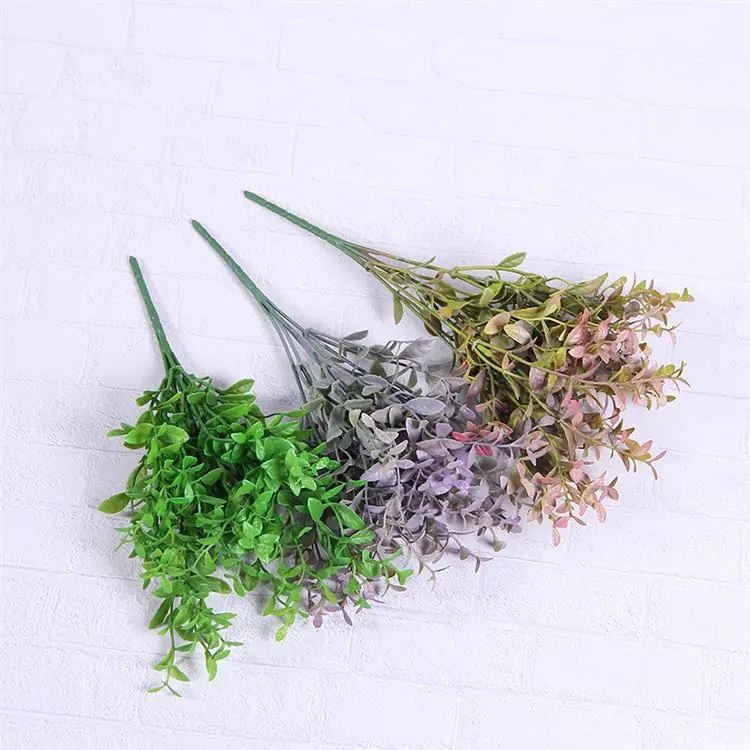 New Arrival Good Offer Green White Ficus Leaf Tree Artificial Plants Of Leaves