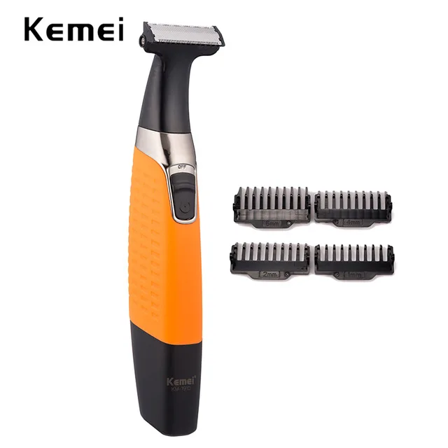 KEMEI 1910 usb rechargeable shaver men body wash reciprocating extrusion gear cutter