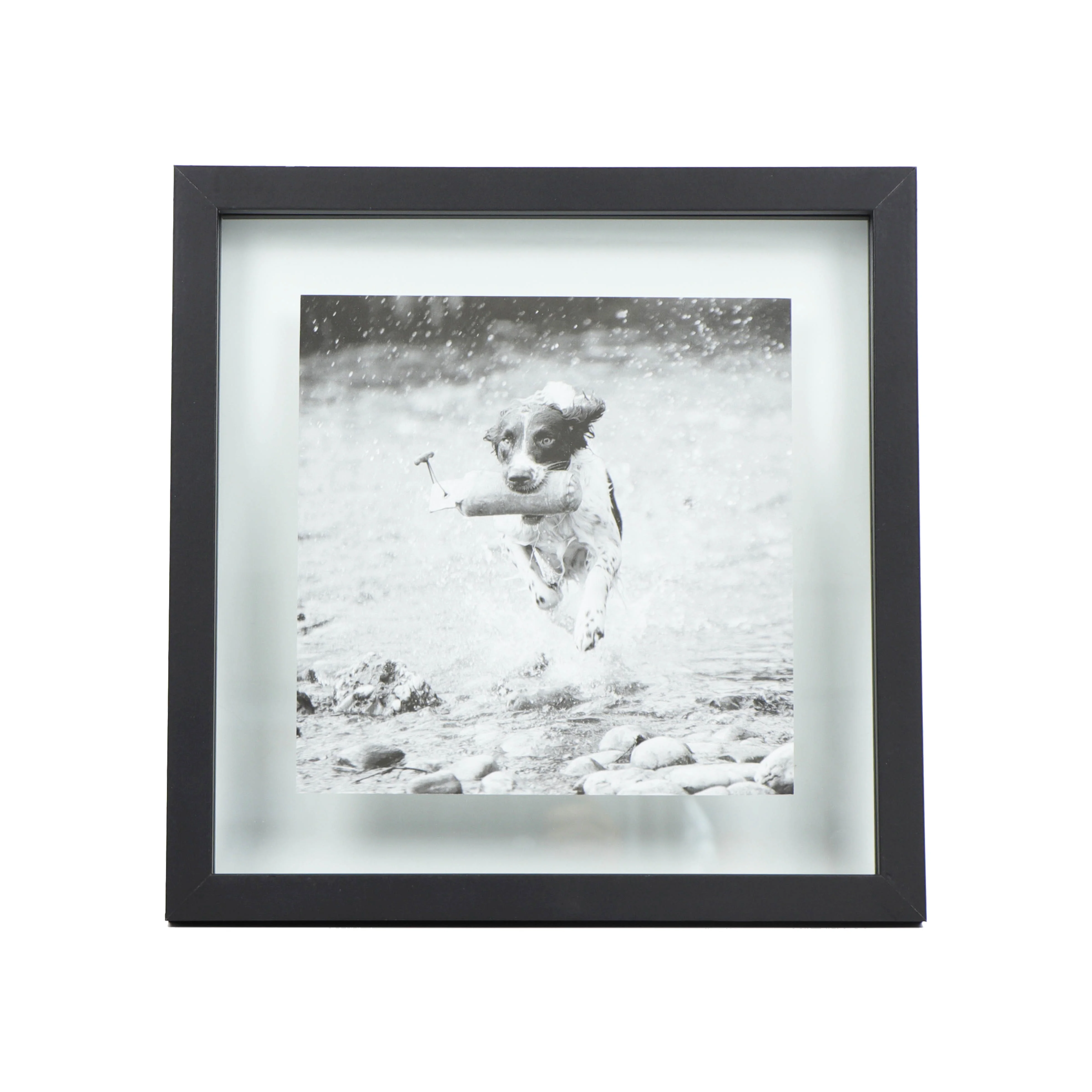 Floating Frame, MDF Floating Picture Frame, Real glass for holding photo