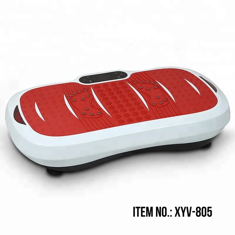 XYV-805 wholesale home exercise 200w LED display remote control 99 levels oem body vibration plate fitness crazy fit massage