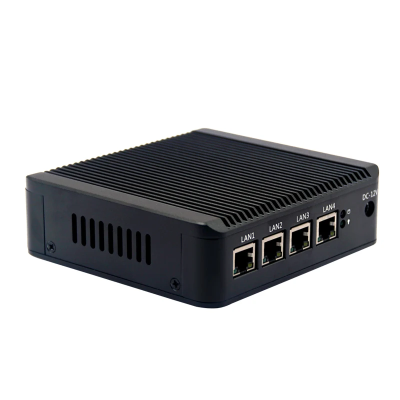 China factory Pfsence Intel J1900 4 lan nic ethernet ports 4 rj45 LAN Gateway mini pc portable mini linux server