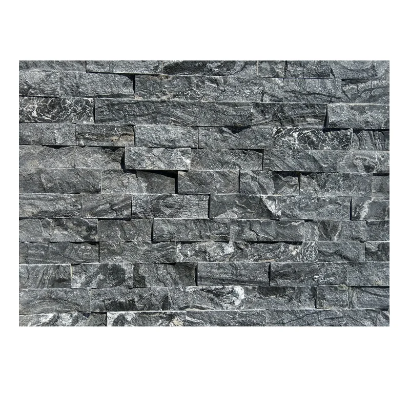 
Glacial Black Stone Ledger Panel Wall 600x150mm 