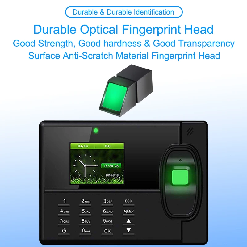 
Eseye Biometric Time Attendance System USB Rfid Access Control Office Employee Fingerprint Attendance Machine Device 