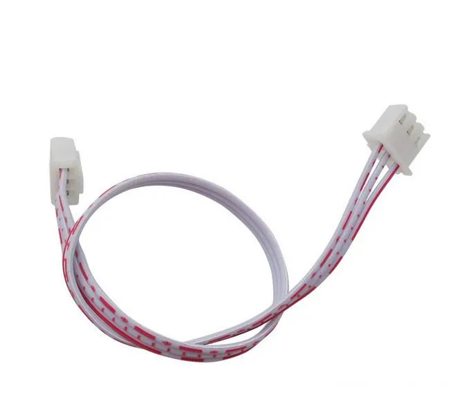 JST XHS 2.54mm pitch 5Pin 500mm length red white flat ribbon cable