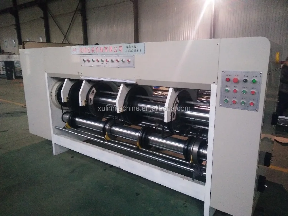 eccentric slotter machine corrugated carton box making machine ,corrugated cardboard slotter