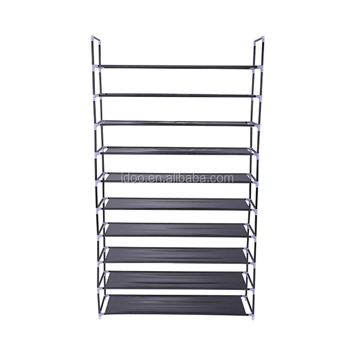 Competitive Price Shoe Rack Cabinet 10 Tier 50 Pairs Non-Woven Fabric Waterproof Shoes Rack