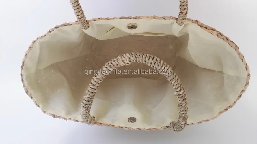 Beach Bag Seagrass Ladies Straw Basket